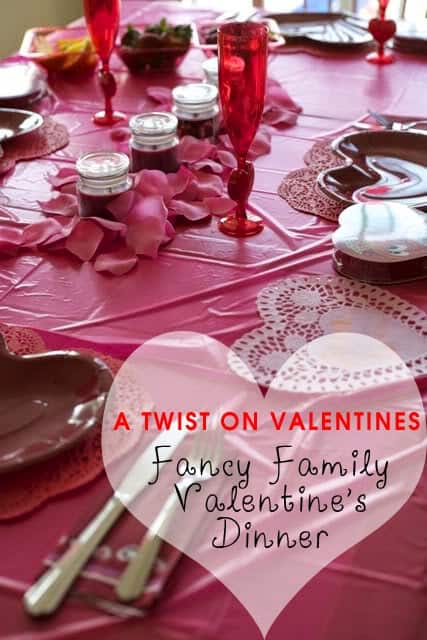 fancy family dinner cute valentine idea for families
