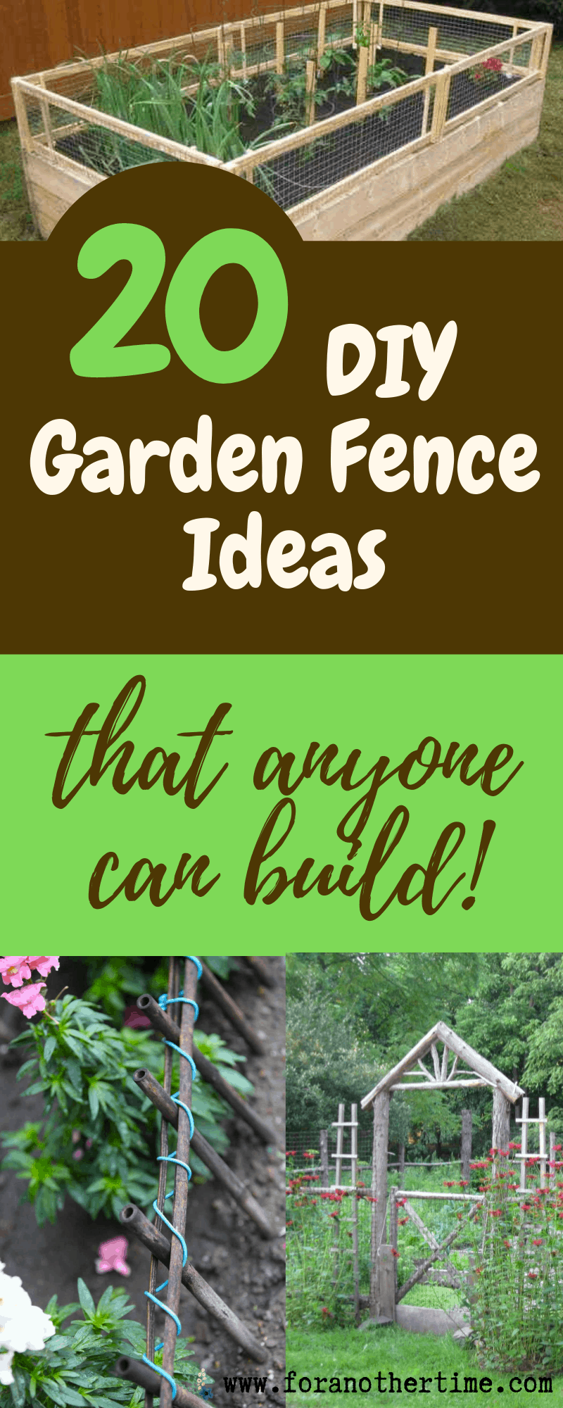20 DIY Garden Fence Ideas That Will Make Your Garden Irresistible