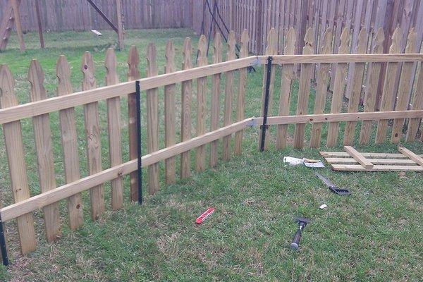 Picture of Creating the Temporary Fence Part 2