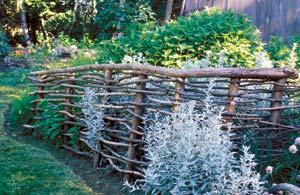 Stick Wattle Fence